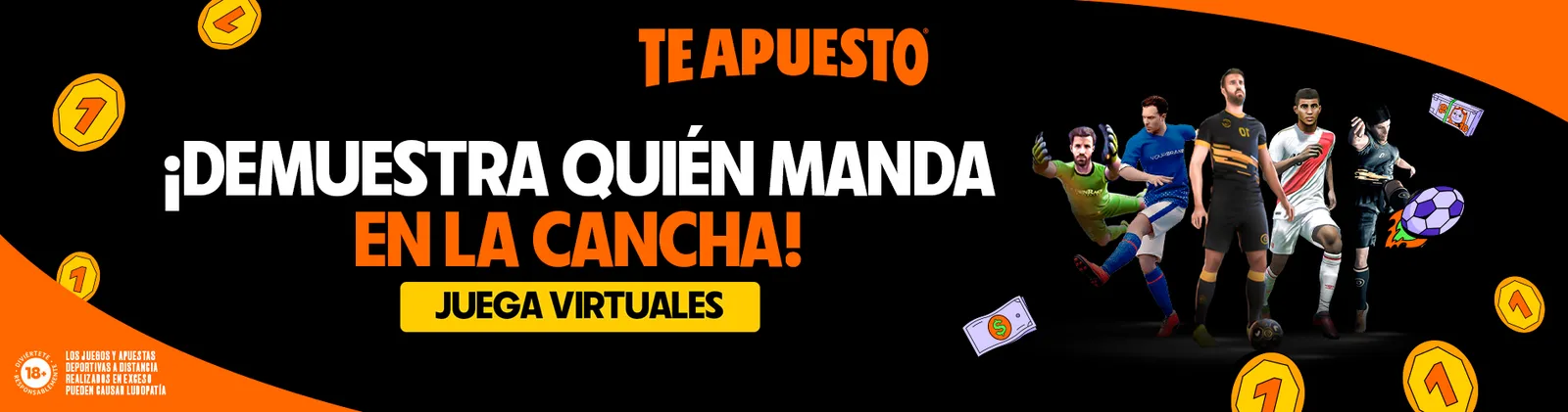 Banner de la sección de juegos generados por computadora, con su invitación a jugarlos escrita sobre el fondo.